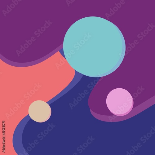 Wallpaper Mural The brightly colored abstract background image shows creativity. Torontodigital.ca