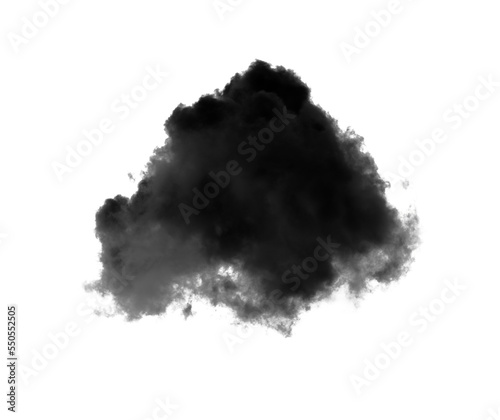  Black cloud or smoke on transparent png
