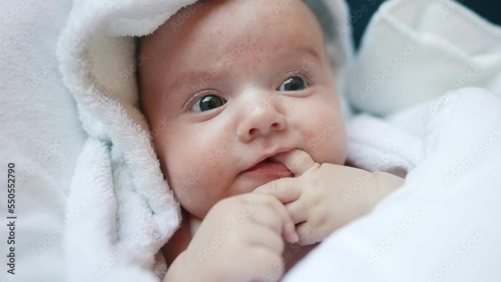 baby newborn close-up a portrait. happy family kid dream concept. newborn daughter girl 6 months swinging in a sun lounger. sweet cute newborn baby. child baby kid portrait close-up lifestyle baby newborn close-up a portrait. happy family kid dream concept. newborn daughter girl 6 months swinging in a sun lounger. sweet cute newborn baby. child baby kid portrait close-up lifestyle