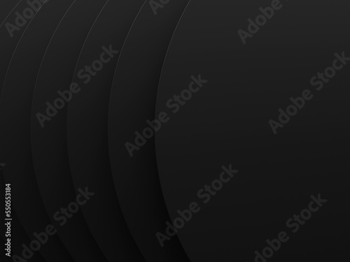Abstract black background. 3d rendering.