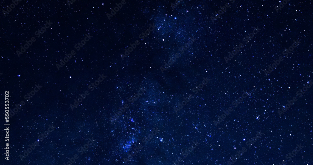 Milky Way stars and starry skies. 3D illustration.