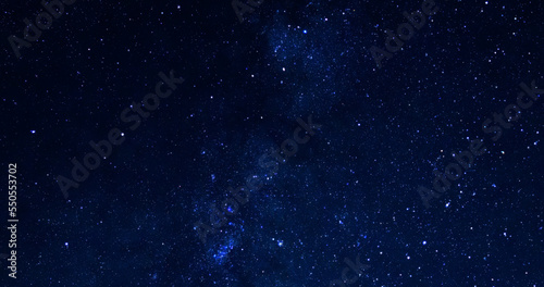 Milky Way stars and starry skies. 3D illustration.