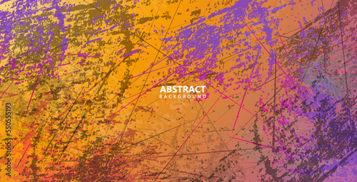 Abstract grunge texture orange color background