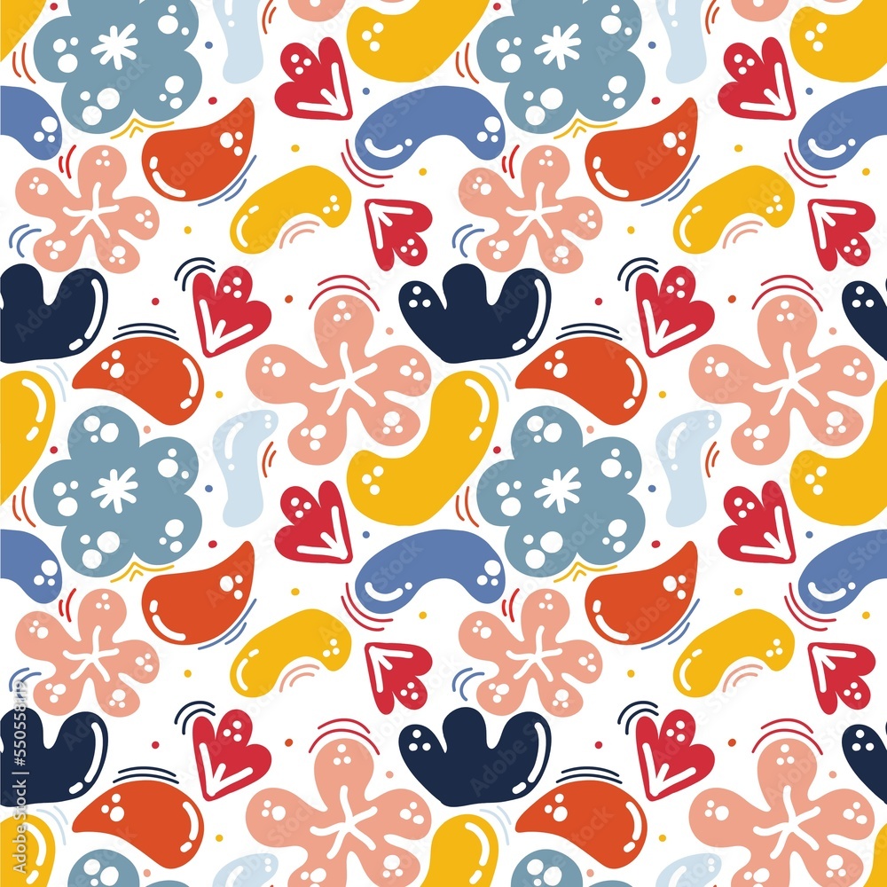 Fototapeta premium Abstract seamless pattern 