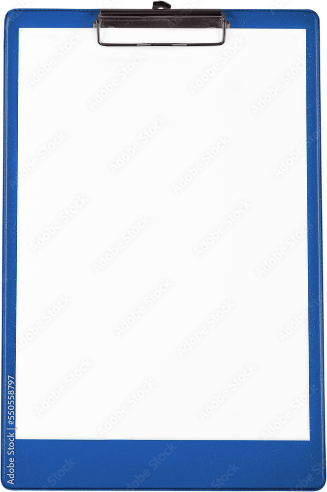 Clipboard with Blank Paper - Isolated Clipboard with Blank Paper - Isolated
