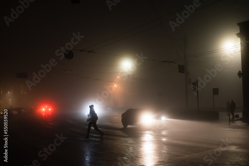 Streets of Kyiv during blackout