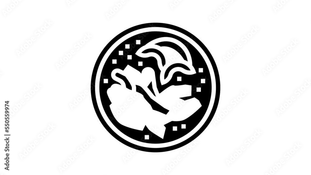 fajita chicken glyph icon animation fajita chicken glyph icon animation