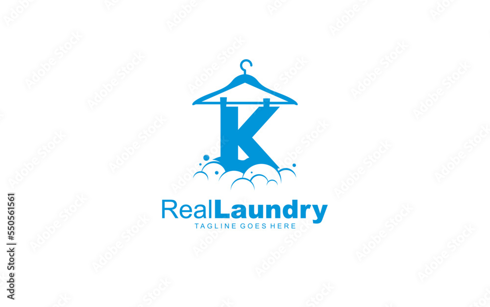 K logo LAUNDRY for branding company. letter template vector illustration for your brand. K logo LAUNDRY for branding company. letter template vector illustration for your brand.