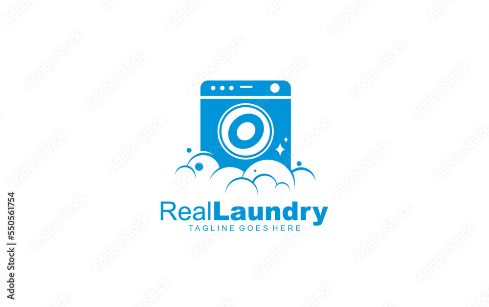 O logo LAUNDRY for branding company. letter template vector illustration for your brand.