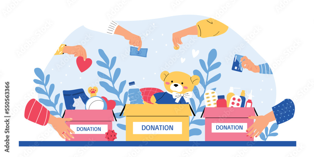 Charity Flat Concept Charity Flat Concept