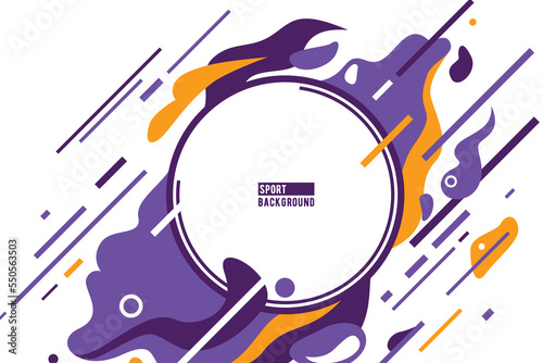 Sport vector abstract background for tournament, championship poster