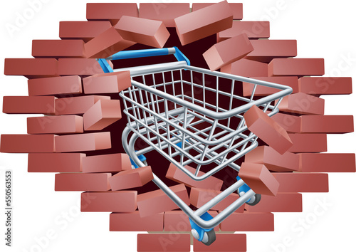 Supermarket Shopping Cart T...