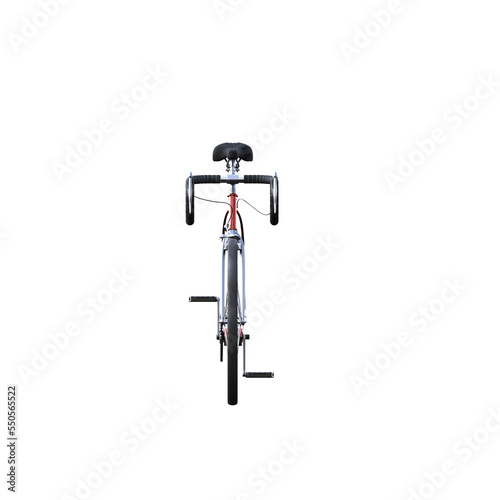 bicycle  isolate on a transparent background  3d illustration  cg render