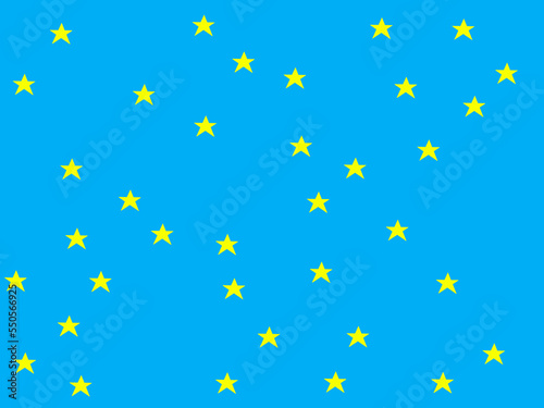 Vector hand drawing stars seamless pattern background