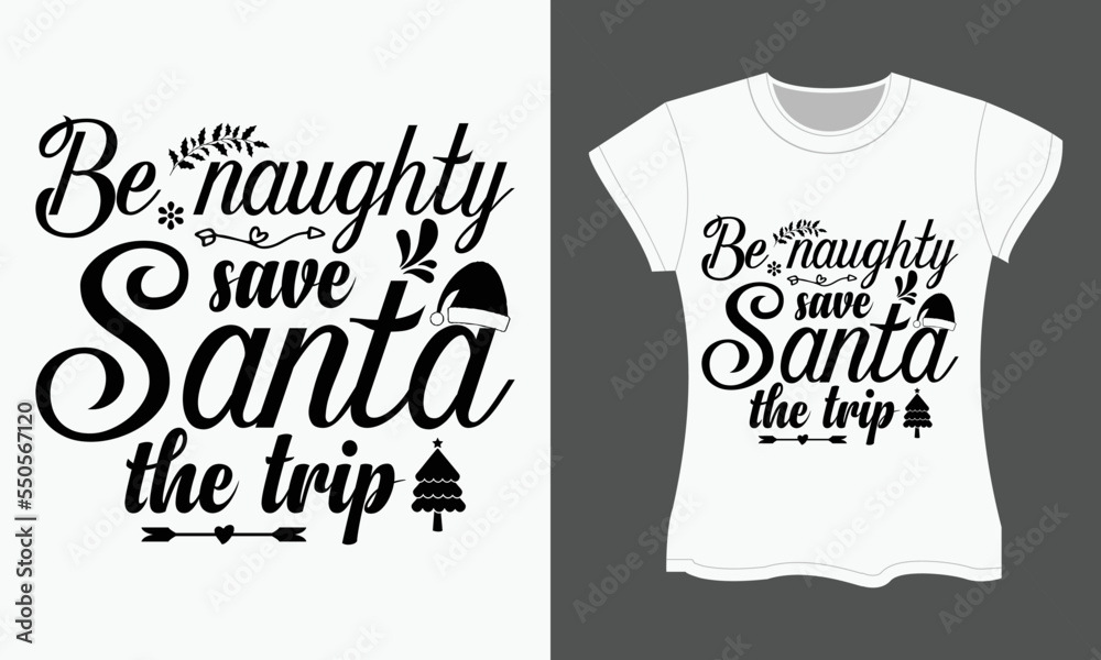 Christmas SVG t-shirt design. Christmas SVG cut files Design. Christmas Typography T-shirt Design. 
