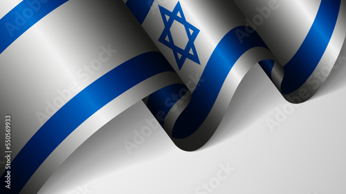 EPS10 Vector Patriotic background with flag of Israel. An element of impact for the use you want to make of it.