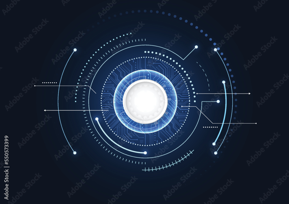 Abstract technology innovation communication concept digital blue design background. Vector illustration Abstract technology innovation communication concept digital blue design background. Vector illustration