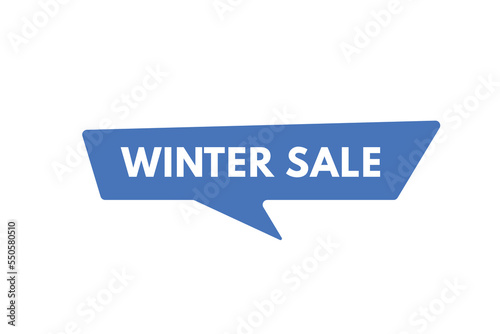 winter sale Button. winter sale Sign Icon Label Sticker Web Buttons 