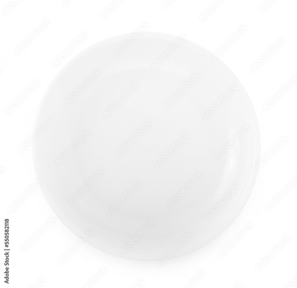 empty plate isolated on white background. empty plate isolated on white background.