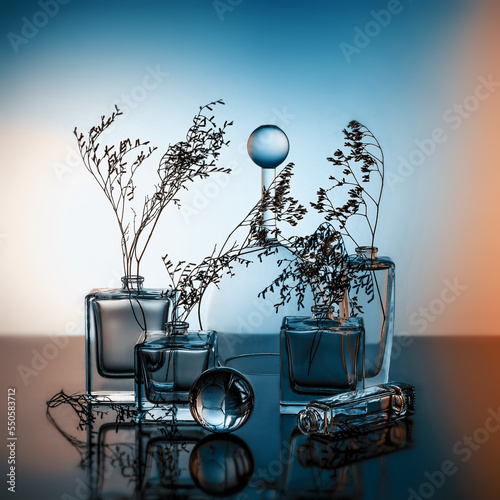 still life with bottles
