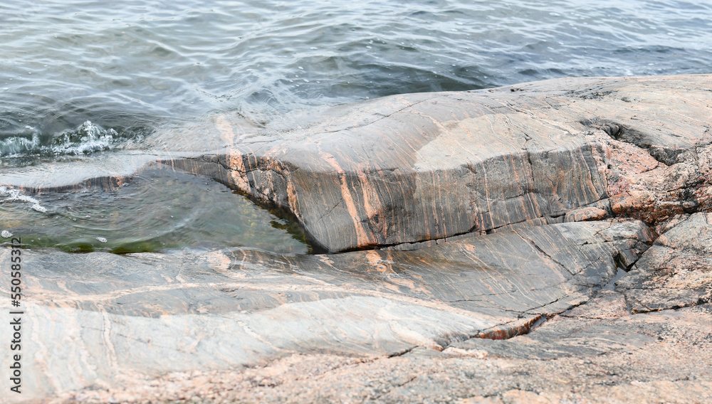 Rocky beach in the archipelago of Finland Rocky beach in the archipelago of Finland