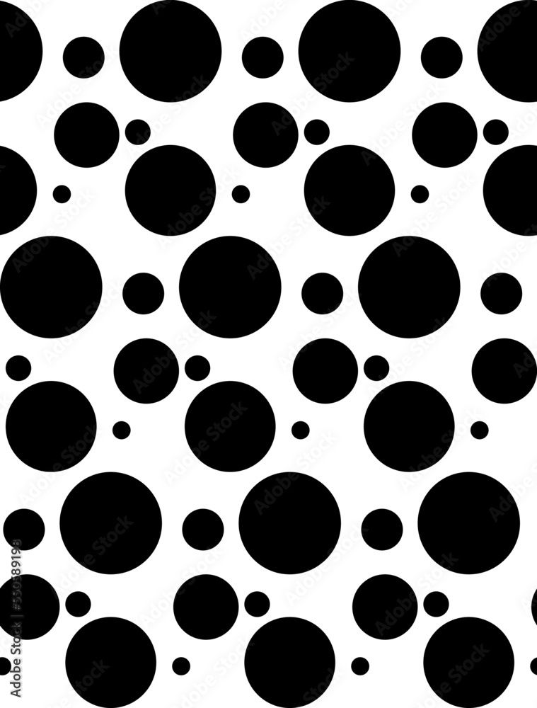 black and white background pattern with big and small dots black and white background pattern with big and small dots
