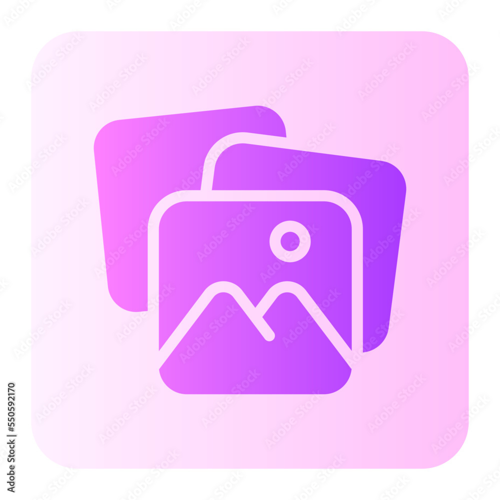 gallery gradient icon
