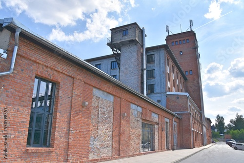 Obraz na płótnie fabryka porcelany Giesche Katowice Bogucice w salonie