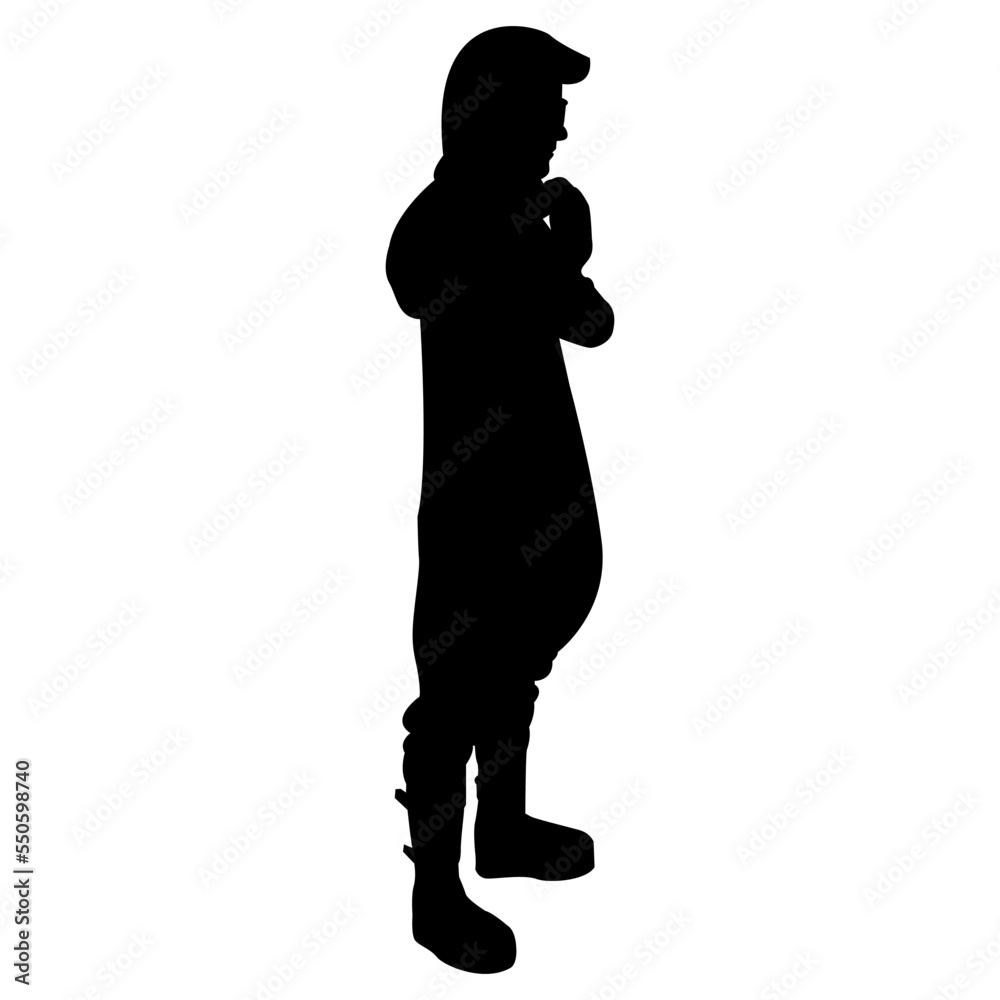 character silhouette design