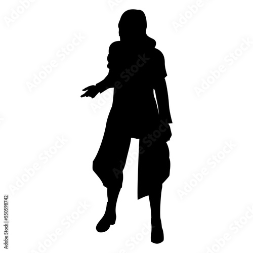 character silhouette design