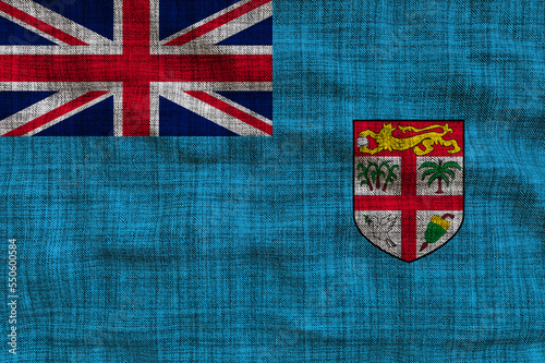 National flag  of Fiji. Background  with flag  of Fiji