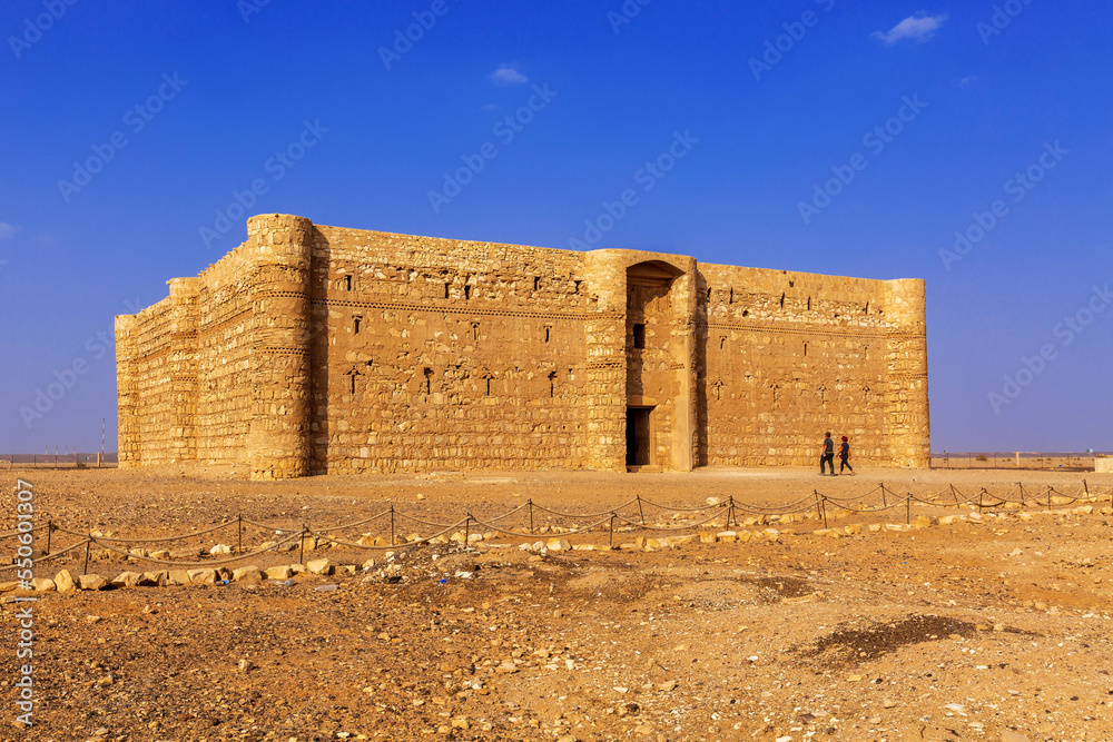 Desert castle Qasr Kharana, Al Kharaneh, Jordan