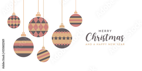christmas bauble decoration different pattern isolated on white