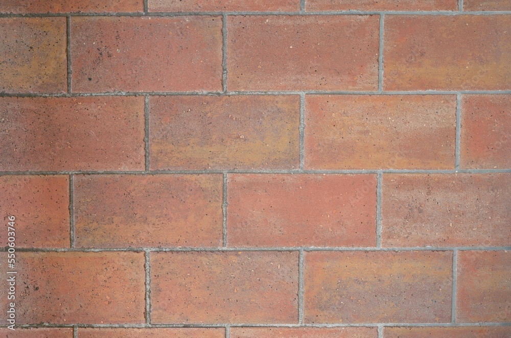 Obraz premium Rustic terracotta tiles for balconies, backyard, frontyard or outdoor floors. Background and texture.
