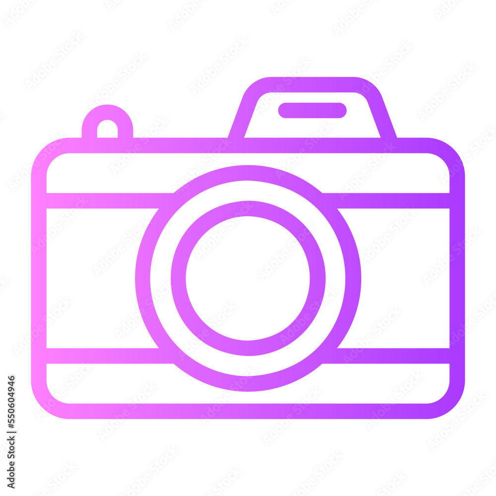 photo camera gradient icon photo camera gradient icon