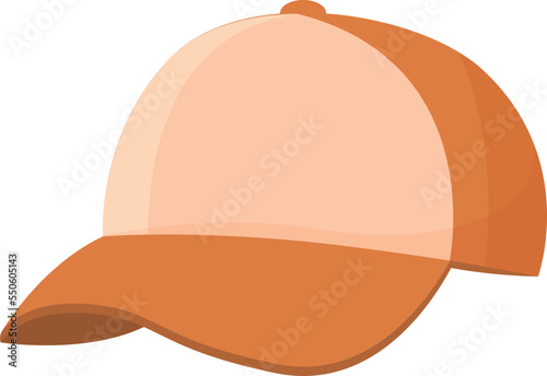 Baseball hat icon cartoon vector. Head cap. Fashion wear