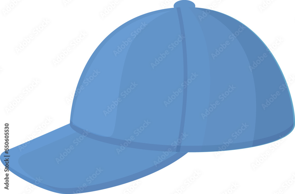 Men fashion cap icon cartoon vector. Baseball hat. Front design Men fashion cap icon cartoon vector. Baseball hat. Front design