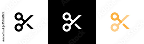 Scissors icon symbol signs vector for apps and website.