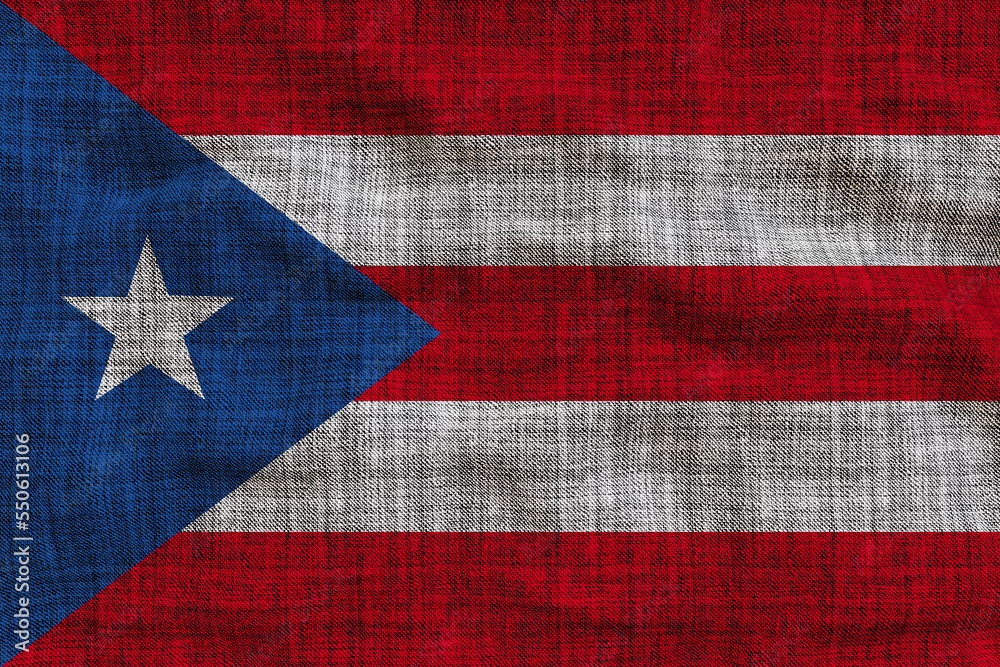 National flag of Puerto-Rico. Background  with flag of Puerto-Rico.