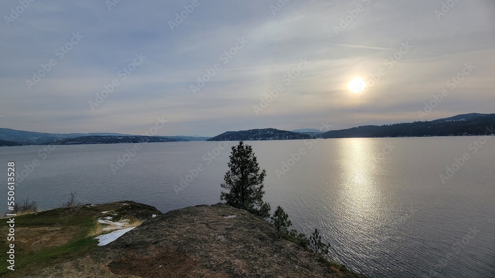 lake in the mountains