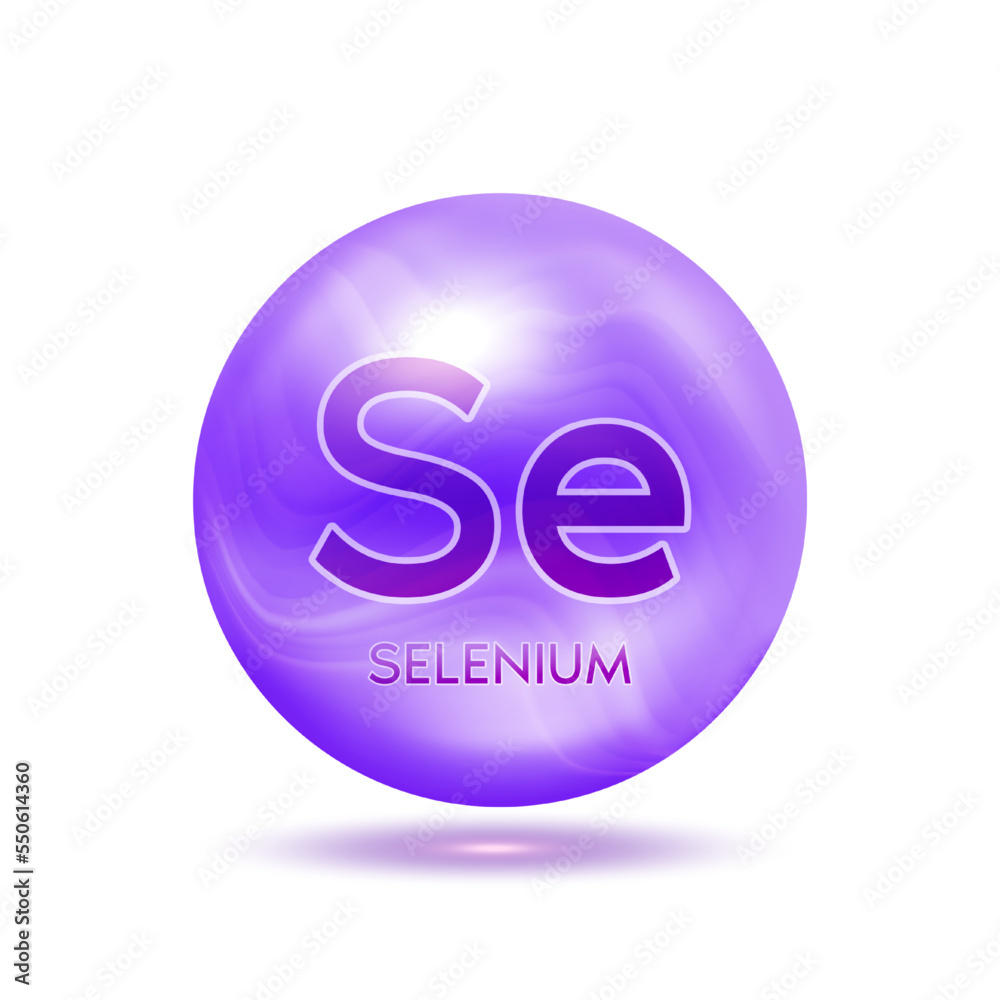 Selenium minerals capsule purple. Icon 3D minerals complex isolated on a white background for product design. Medical and scientific concepts. Icon 3D Vector EPS10 illustration. Selenium minerals capsule purple. Icon 3D minerals complex isolated on a white background for product design. Medical and scientific concepts. Icon 3D Vector EPS10 illustration.