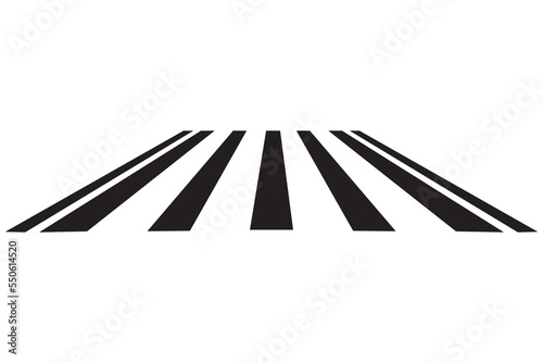 Illustration of zebra cross