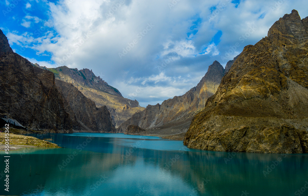 Attabad Lake in Hunza Valley, 