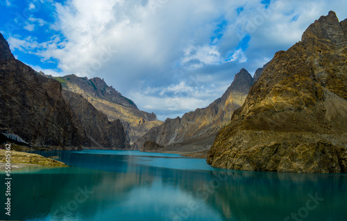 Attabad Lake in Hunza Valley  