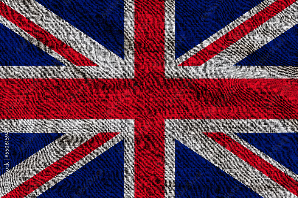 Fototapeta premium National flag of United Kingdom. Background with flag of United Kingdom.