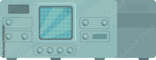 Radio shelter bomb icon cartoon vector. Room bunker. Secret control