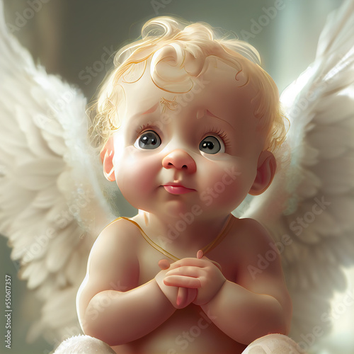 baby angel with wings