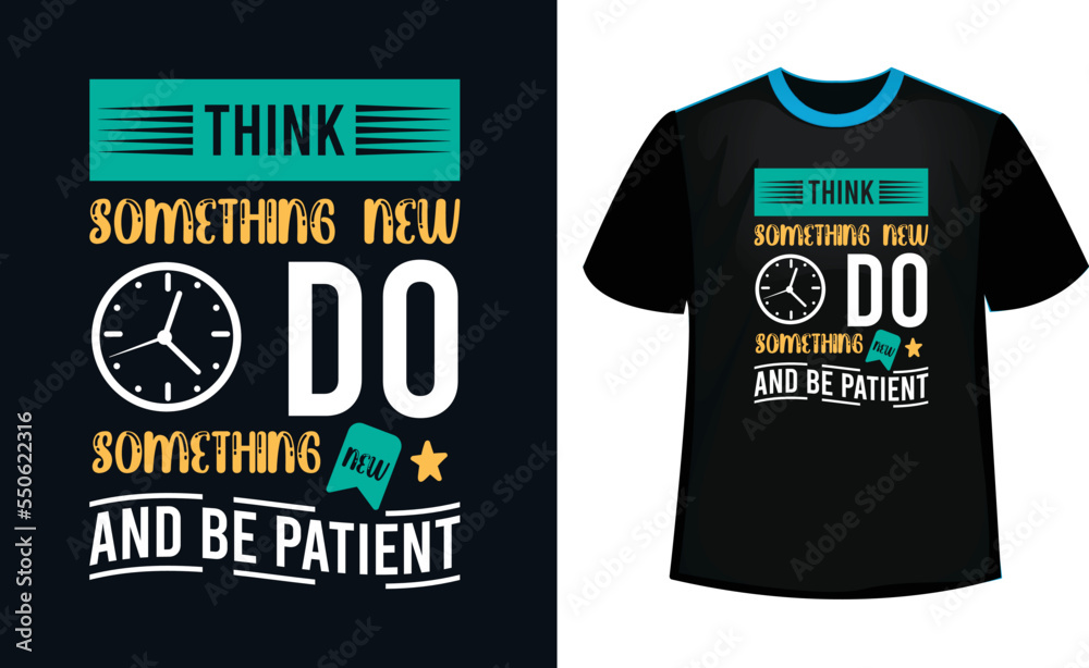 lettering Motivational T-shirt Design Template