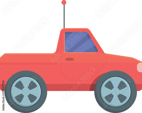 Remote control car icon cartoon vector. Radio toy. Model machine