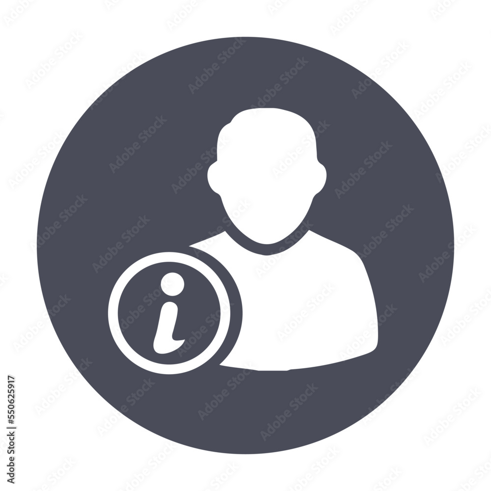 Personal information icon. User information icon. Personal information icon. User information icon.